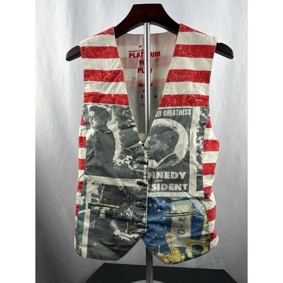 Dorothy Schoelen Jackets & Blazers - Vintage Dorothy Schoelen Platinum For Play Women’s John F Kennedy Vest Small